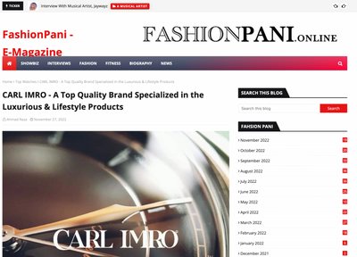 Fashion Pani Magazine