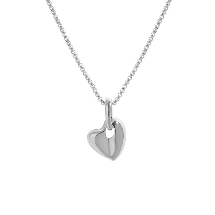 Carl Imro Office Irregular Heart 925 Sterling Silver Necklace
